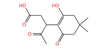 3-(2-Hydroxy-4,4-dimethyl-6-oxo-1-cyclohexen-1-yl)-4-oxopentanoic acid